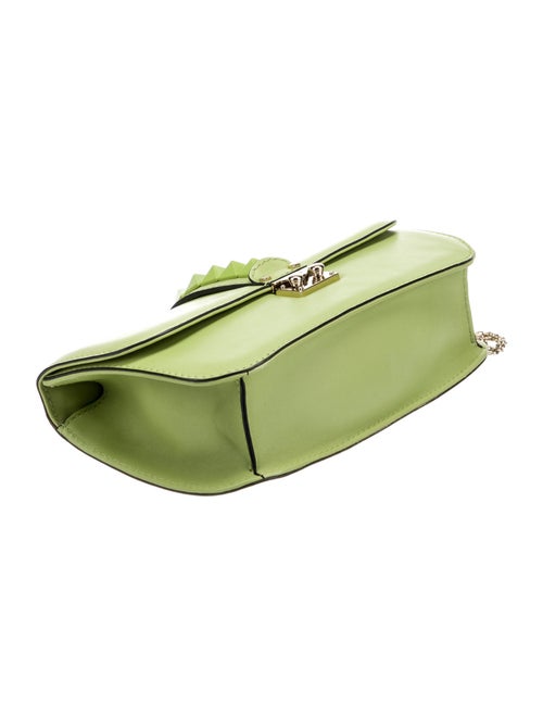 Valentino Leather Roman Stud Chain Bag