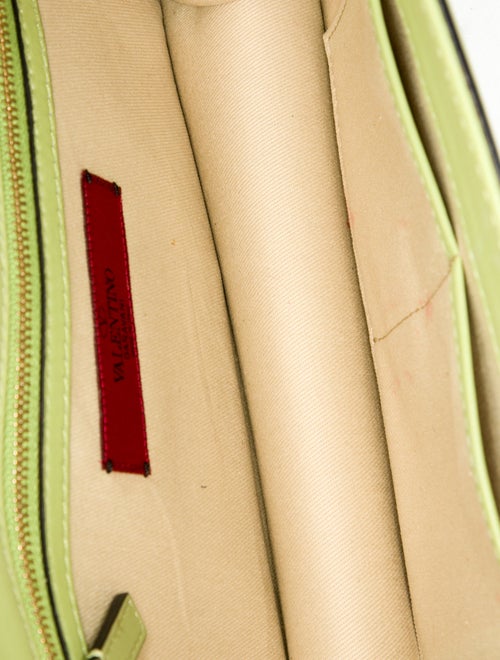 Valentino Leather Roman Stud Chain Bag