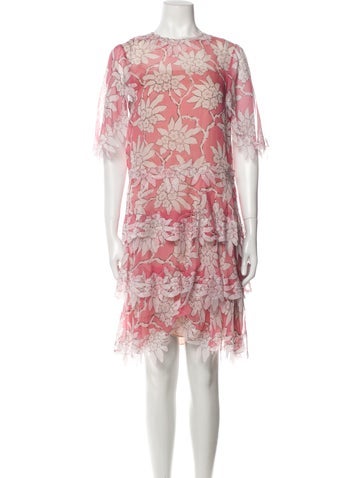 Valentino Dresses Silk Knee-Length Dress US 4 | S