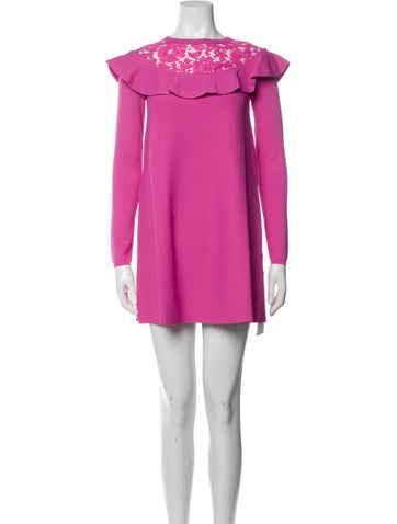 Valentino Dresses Bateau Neckline Mini Dress XS