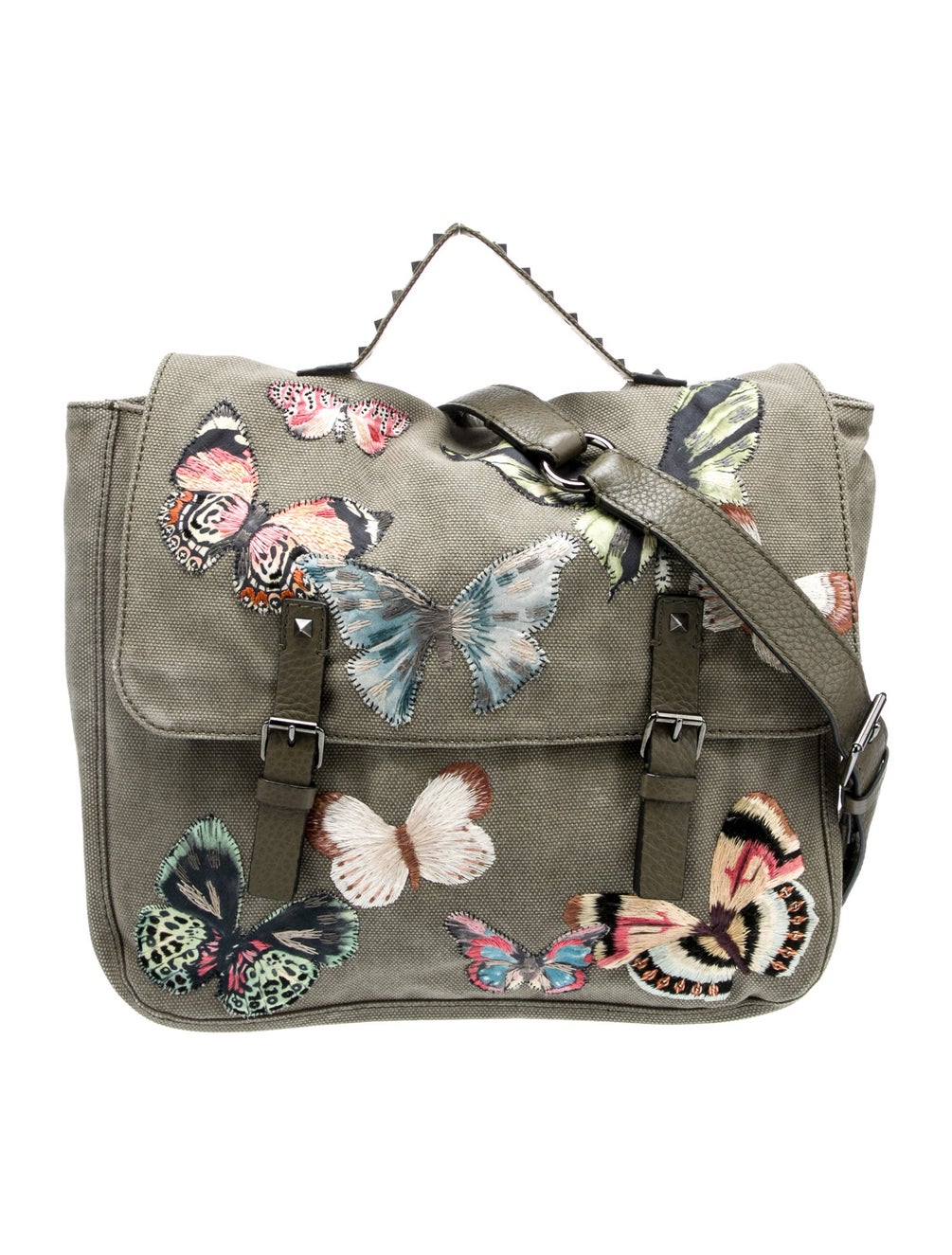 Valentino canvas crossbody bag Green Crossbody Bags, Handbags VAL427670 The RealReal