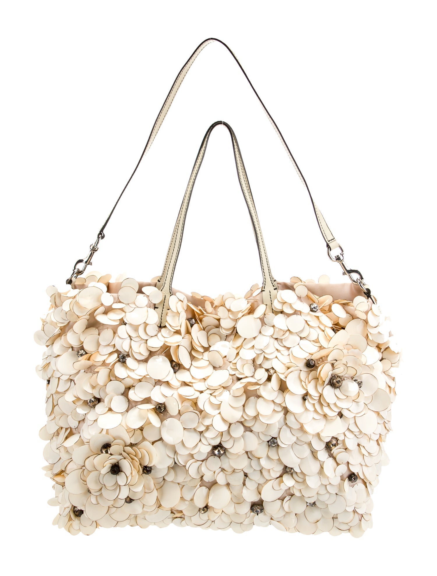 Sac Cabas Sonia Rykiel Paillettes Noir Et Rose – Tote Bag Soirée élégant