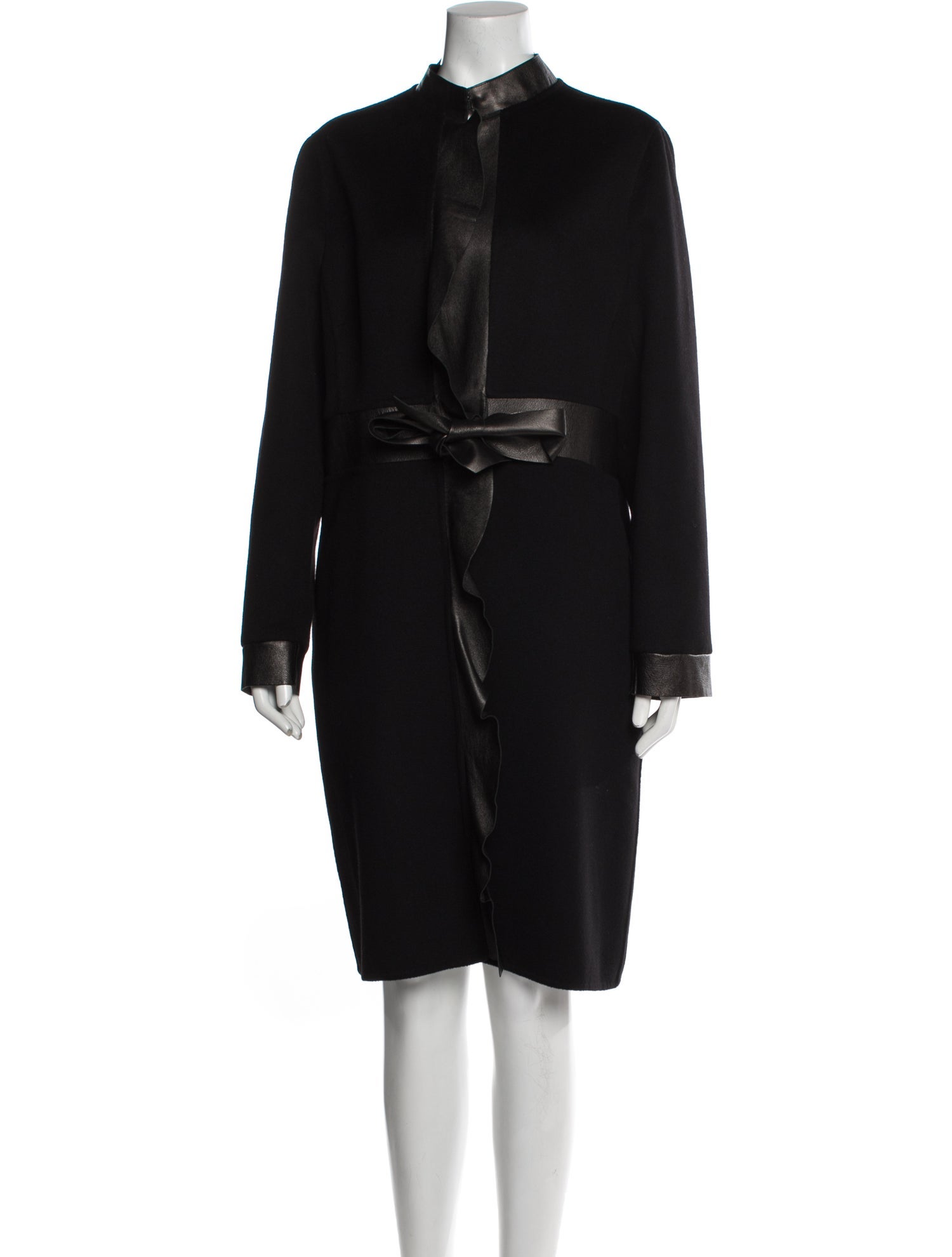 VALENTINO silk belt trench coat outer beige 10