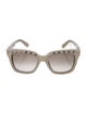 Valentino Oversize Gradient Sunglasses