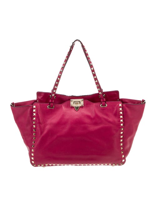 Valentino Leather Rockstud Tote
