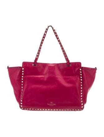 Valentino Leather Rockstud Tote