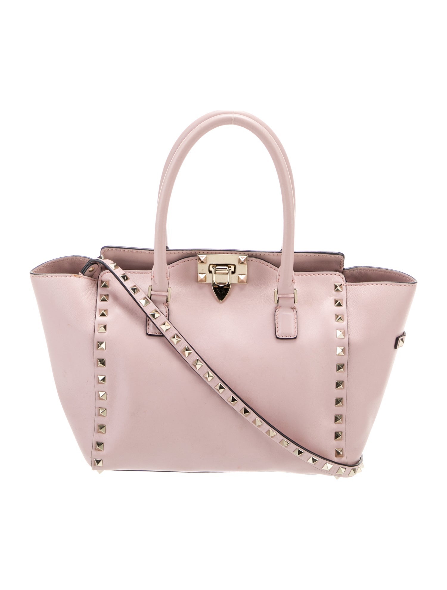 Valentino Studded Leather Handle Bag