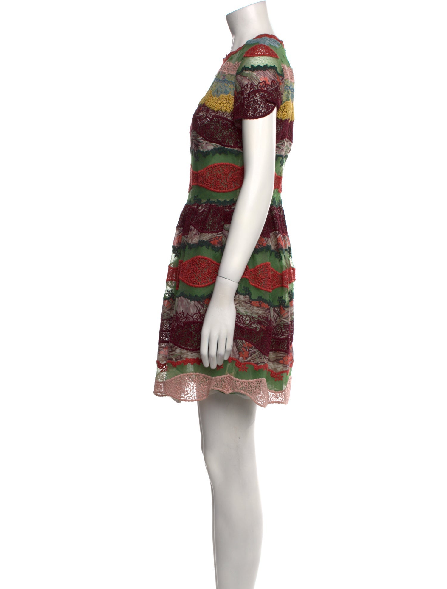 Valentino Printed Mini Dress w/ Tags