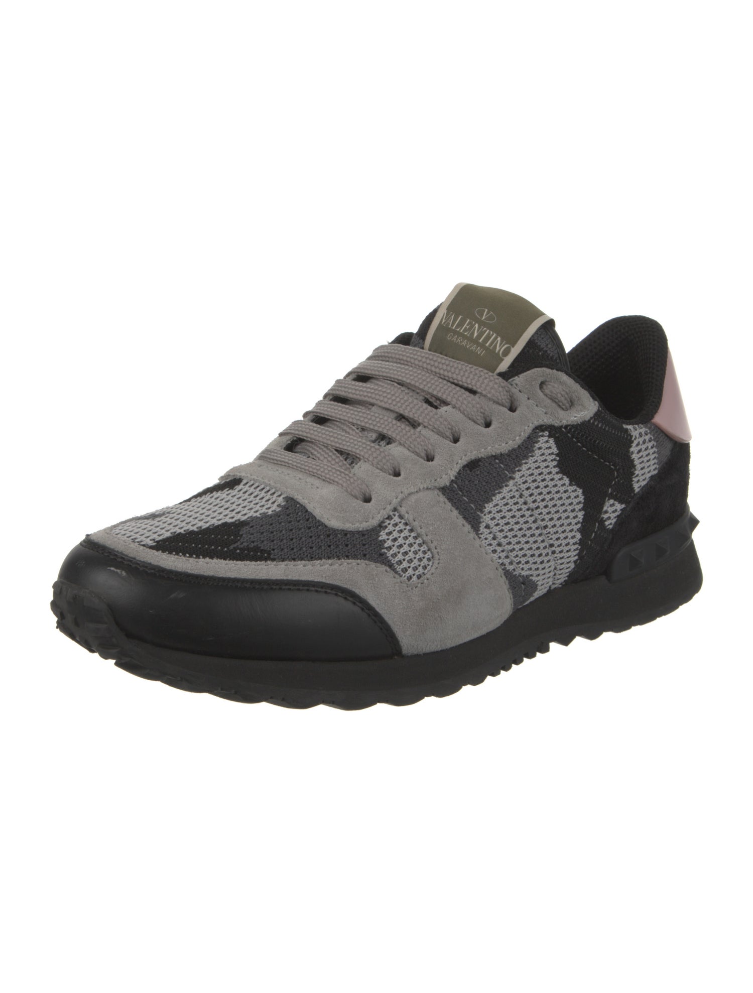 Balenciaga Black Fabric Athletic Sneakers