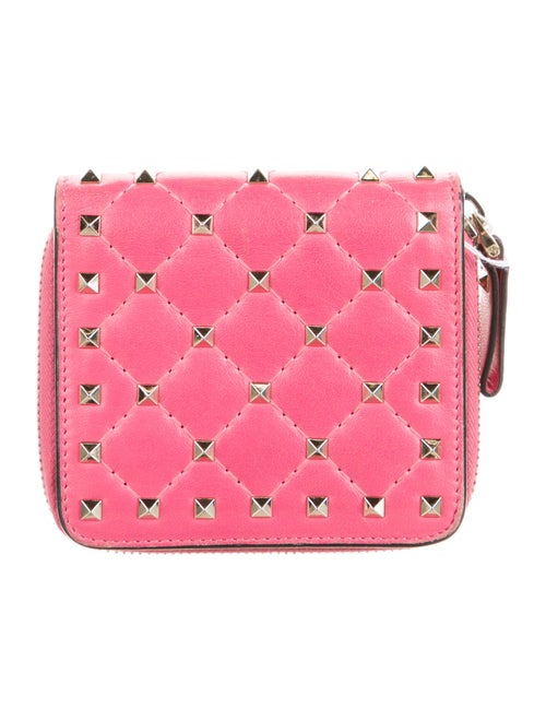Valentino Rockstud Spike Leather Wallet