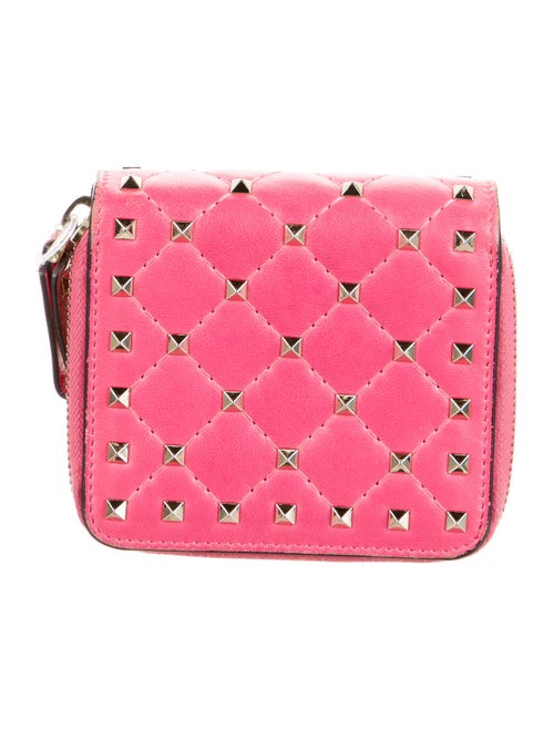 Valentino Rockstud Spike Leather Wallet