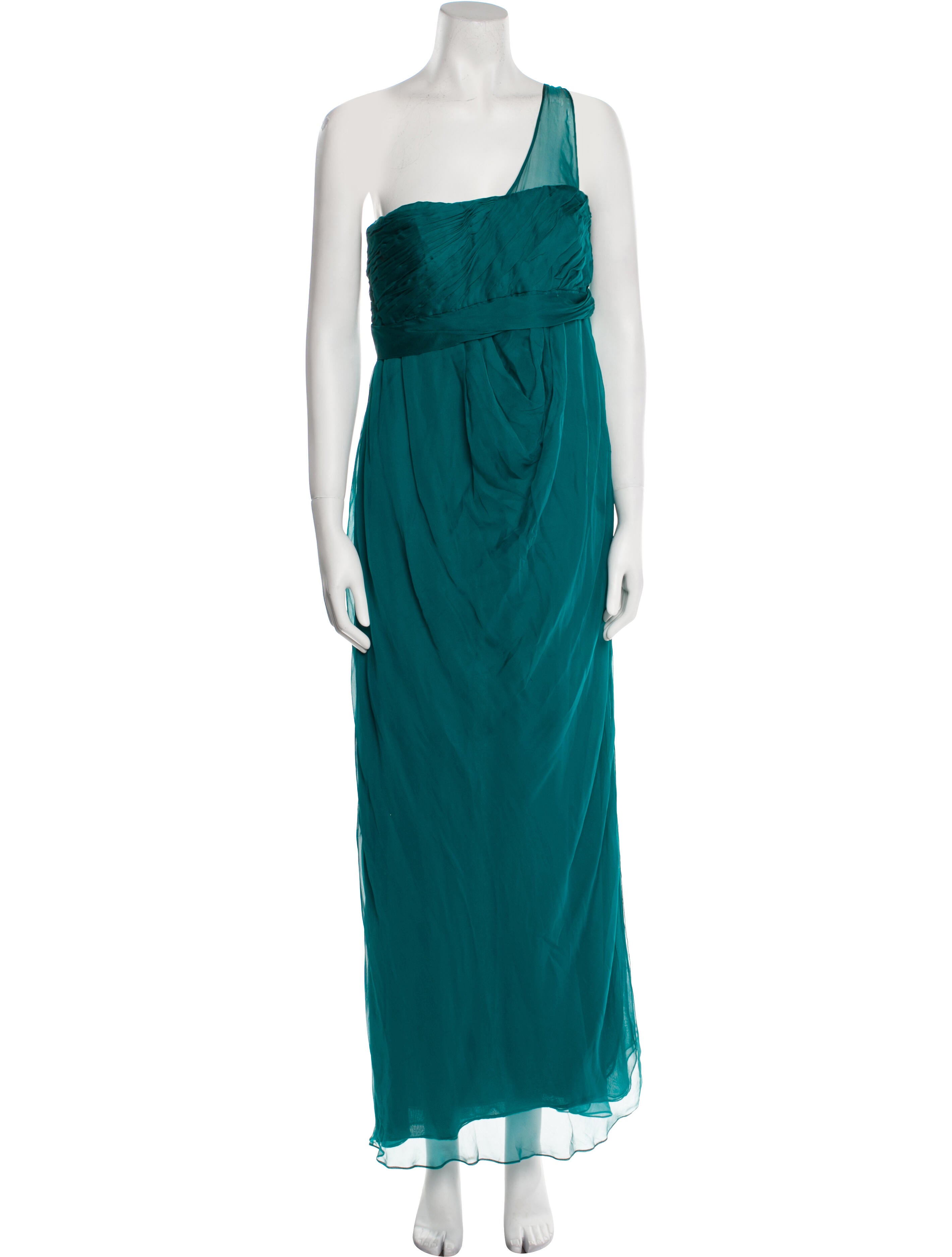 Valentino Silk Long Dress - Green Dresses, Clothing - VAL442971 | The  RealReal