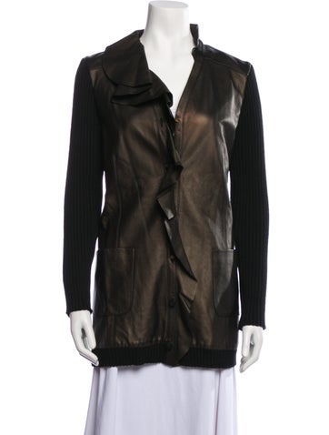 Valentino Coats Lambskin Coat M