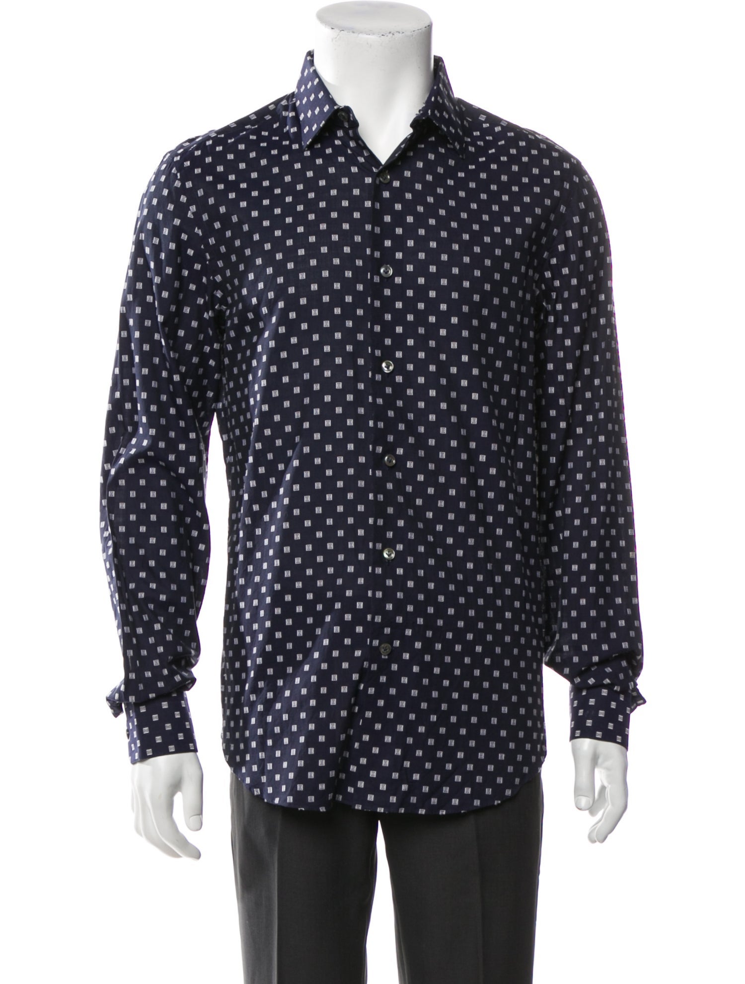 Valentino Printed Long Sleeve Shirt
