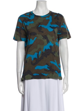 Valentino Printed Crew Neck T-Shirt