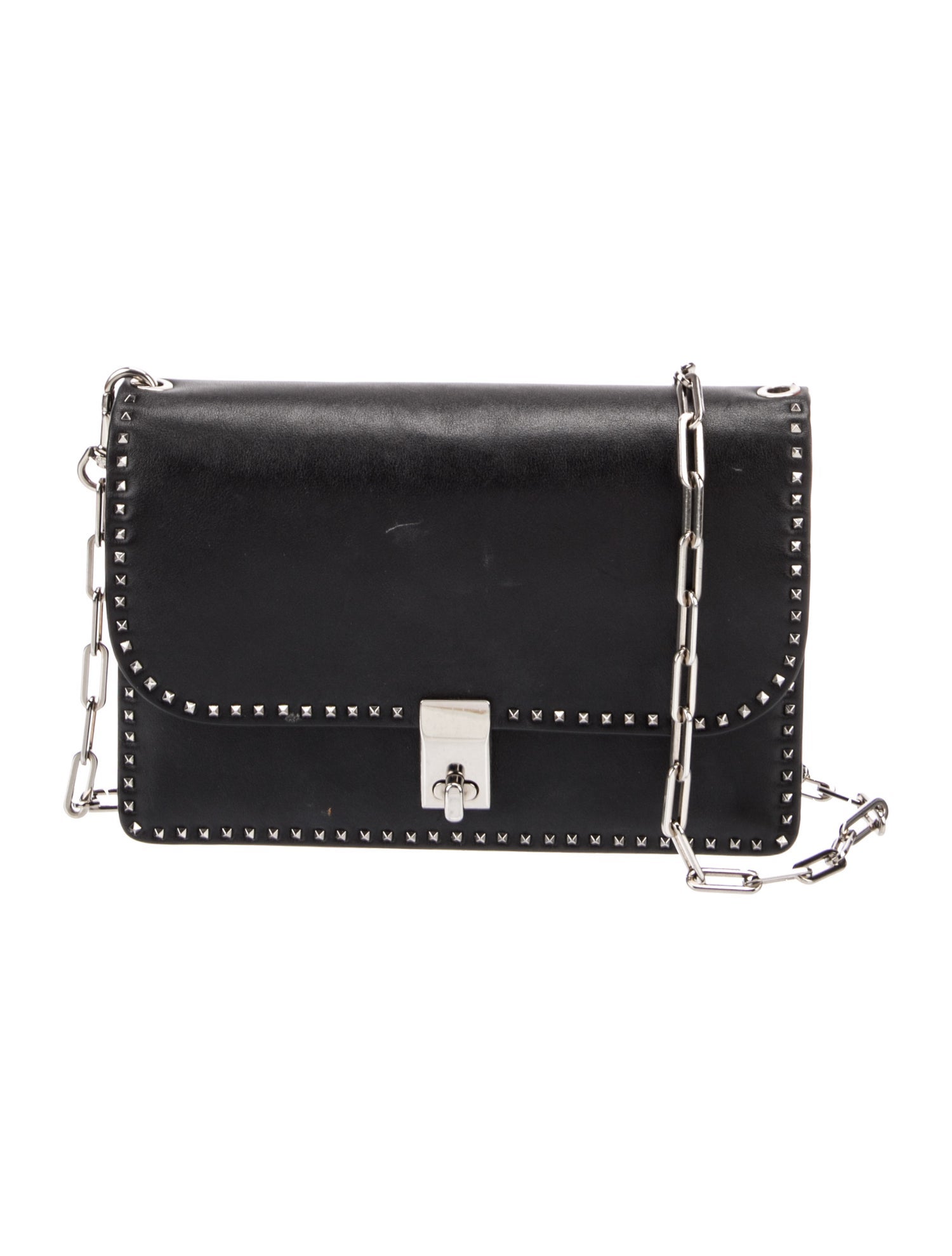 Valentino Rockstud Shoulder Bag Black Shoulder Bags, Handbags