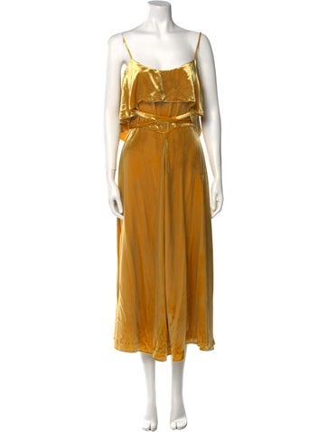 Valentino Dresses Square Neckline Long Dress Us4, It40 | S