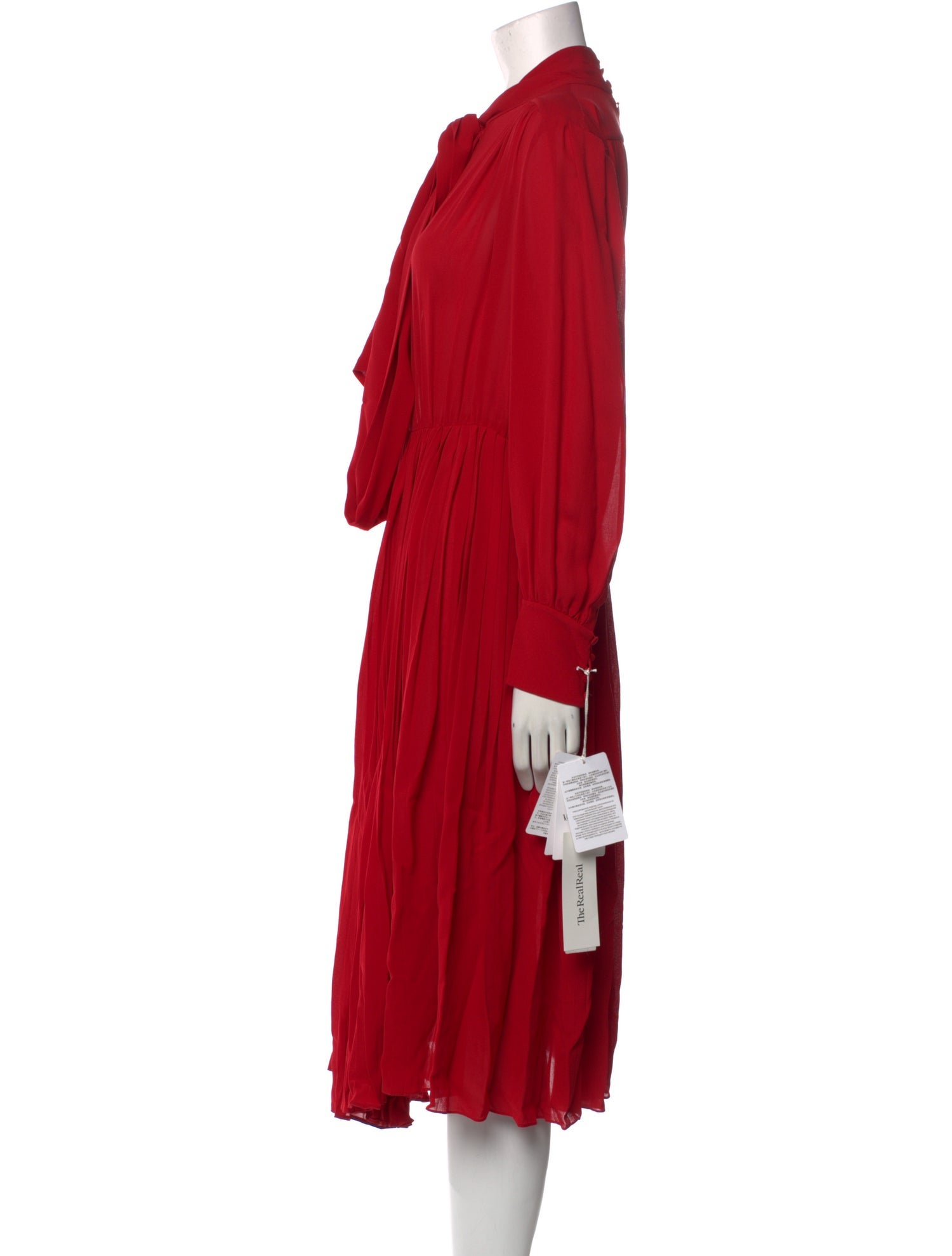 Valentino Silk Midi Length Dress w/ Tags