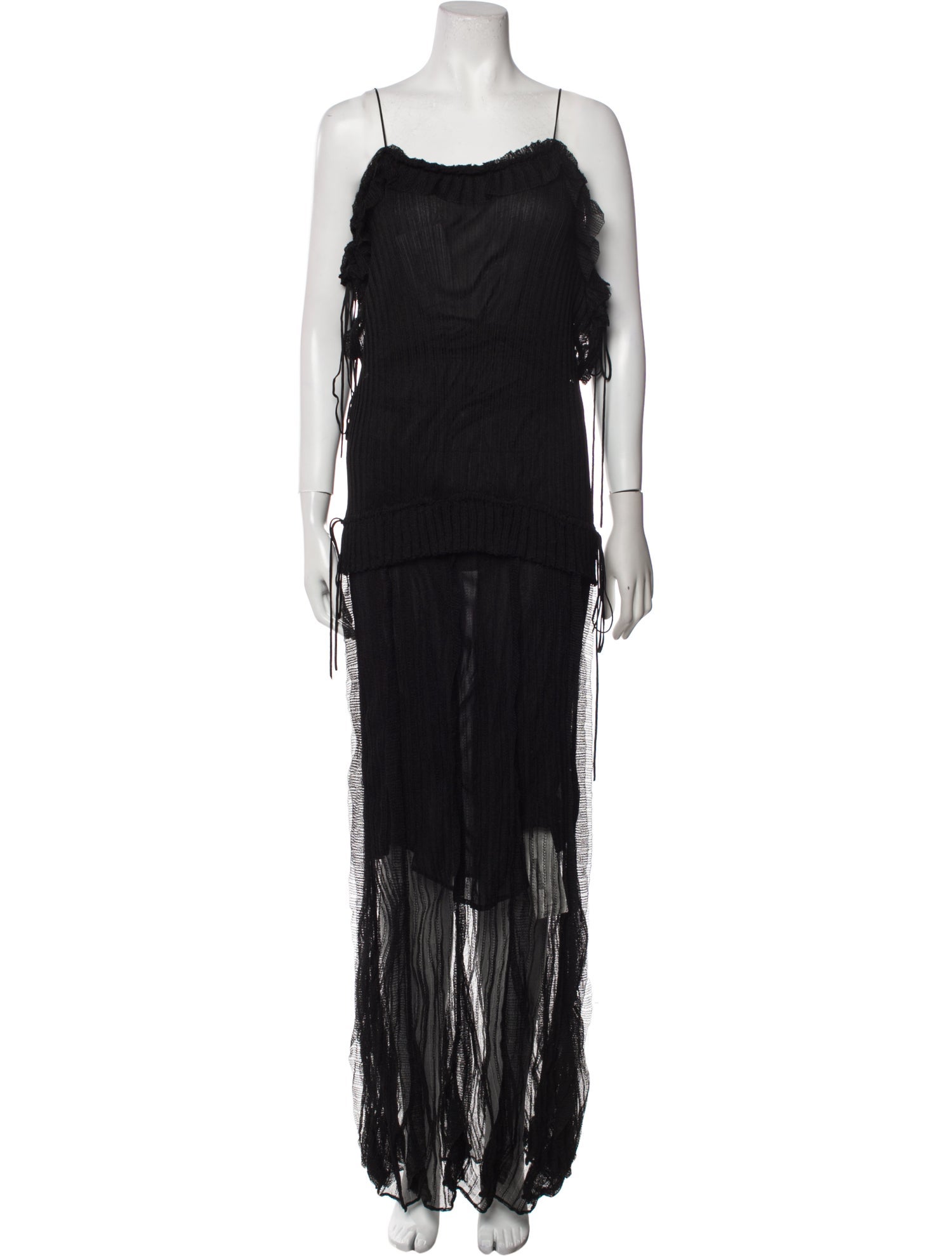 Valentino Scoop Neck Long Dress w/ Tags