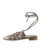 Salvatore Ferragamo Leather Patterned Sandals