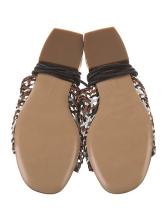 Salvatore Ferragamo Leather Patterned Sandals