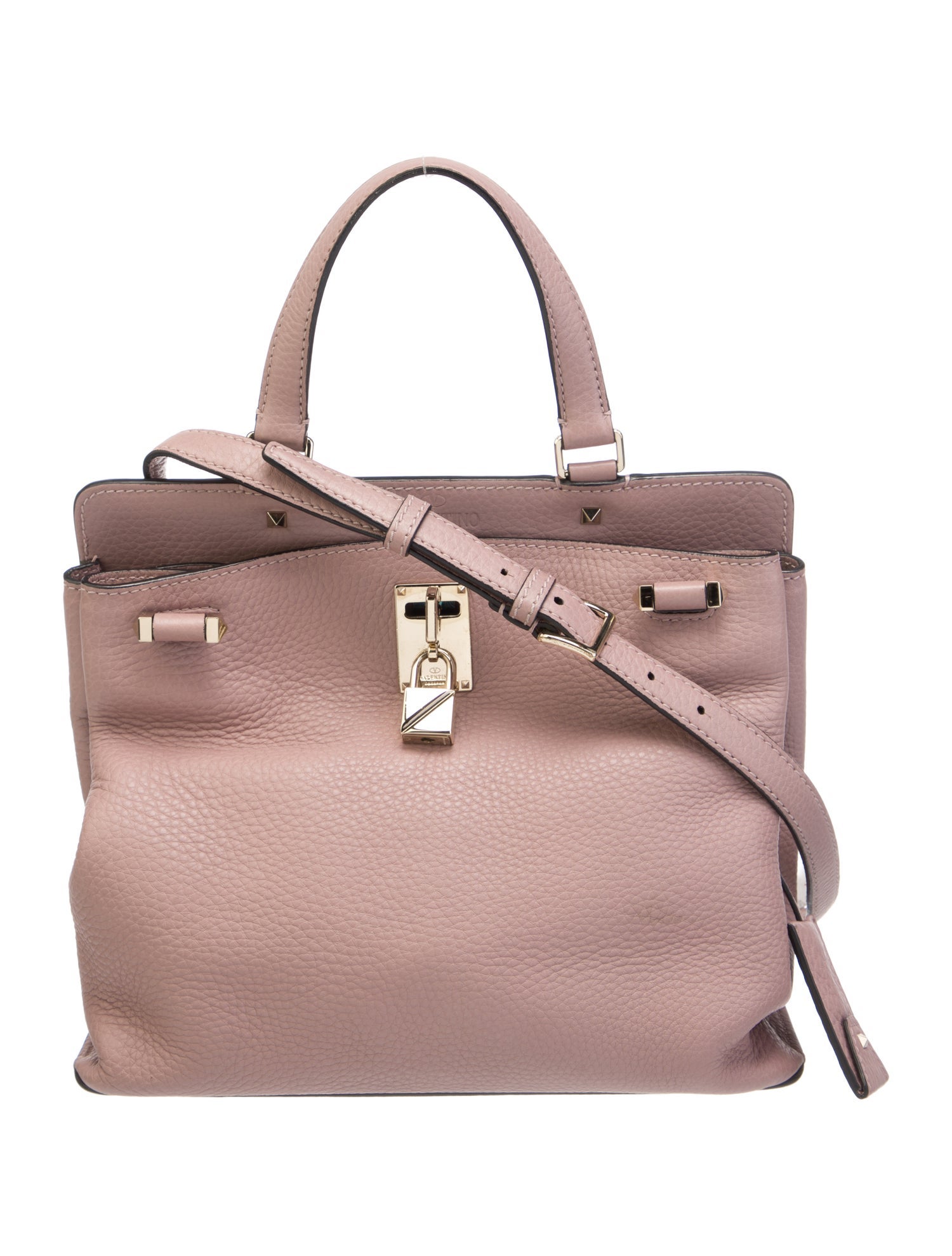 Valentino Rockstud Top Handle Bag