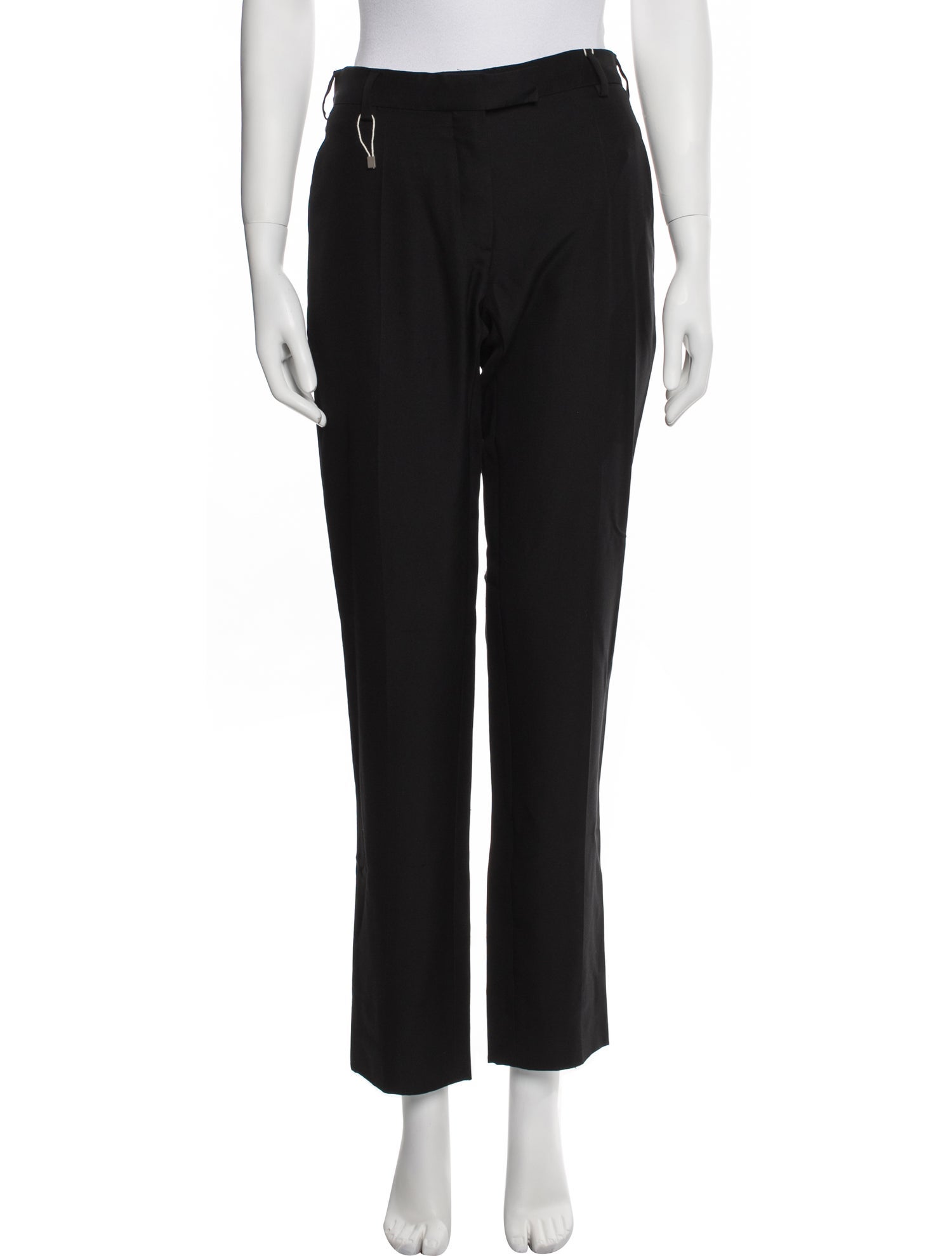 Valentino Silk Straight Leg Pants