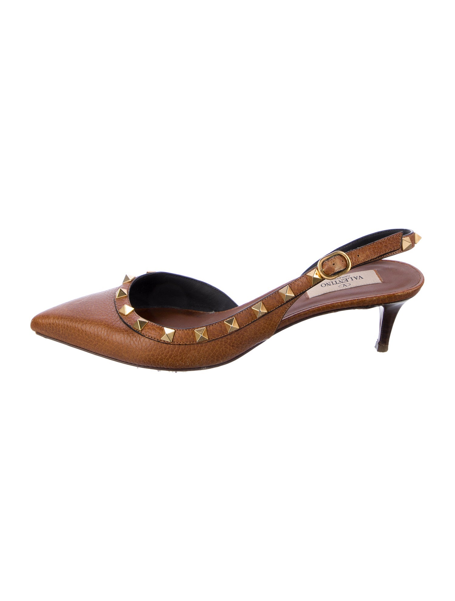 Valentina slingback pumps - Burgundy