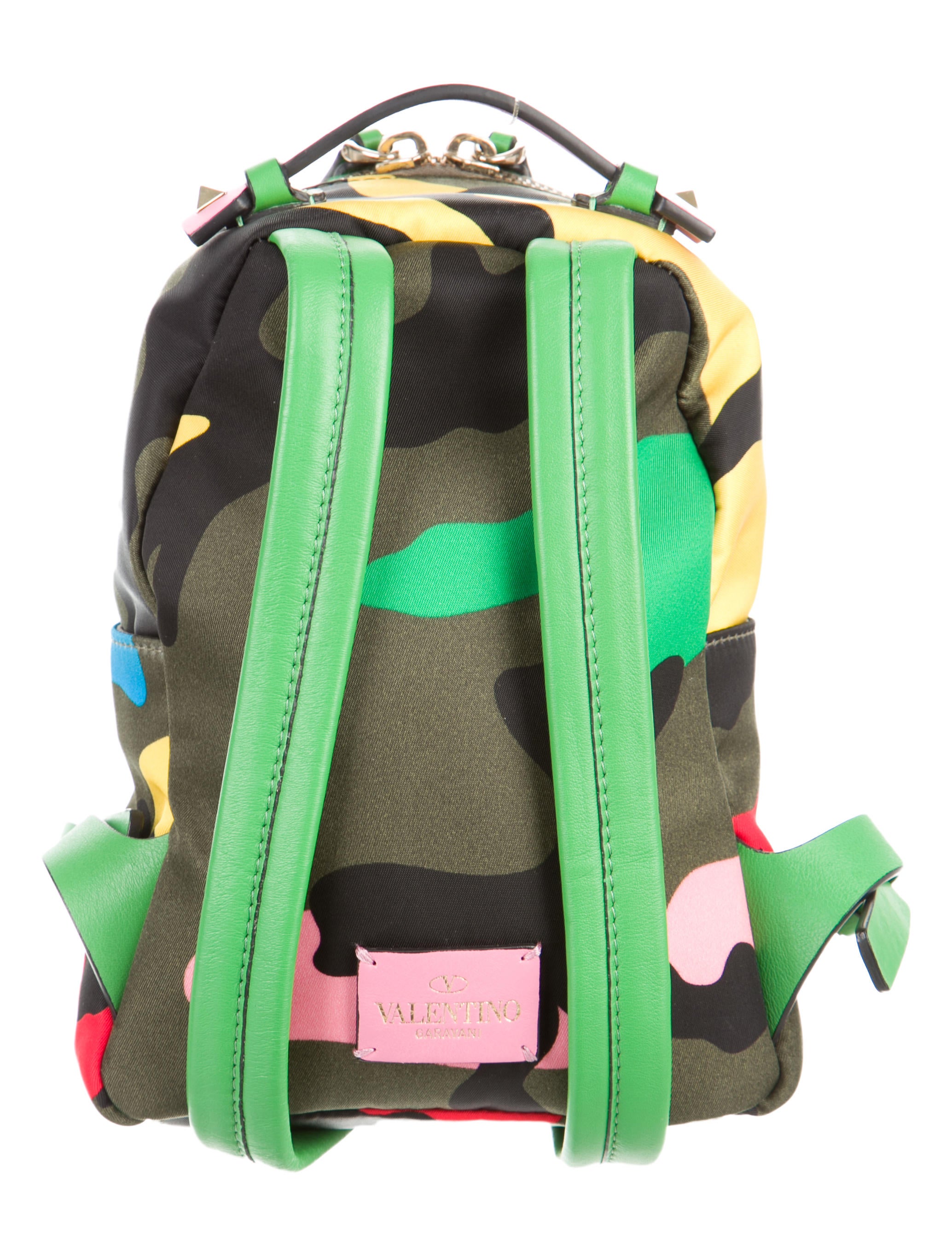 Valentino Mini Rockstud Camouflage Backpack Handbags VAL44884 The