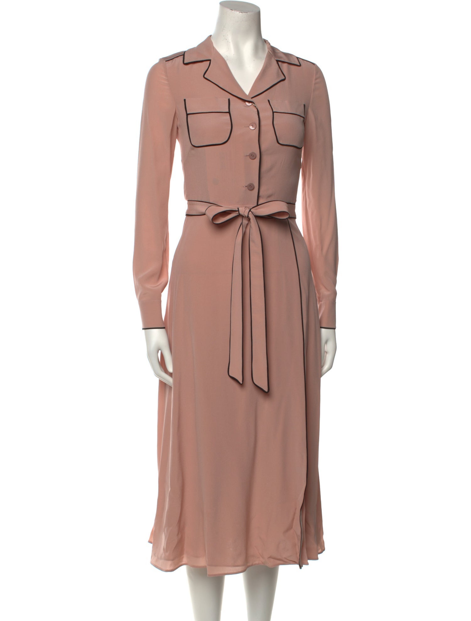 Valentino Silk Midi Length Dress w/ Tags