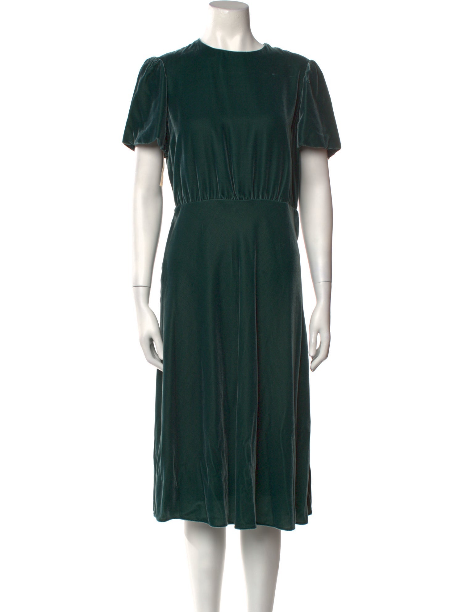 Valentino Crew Neck Midi Length Dress w/ Tags