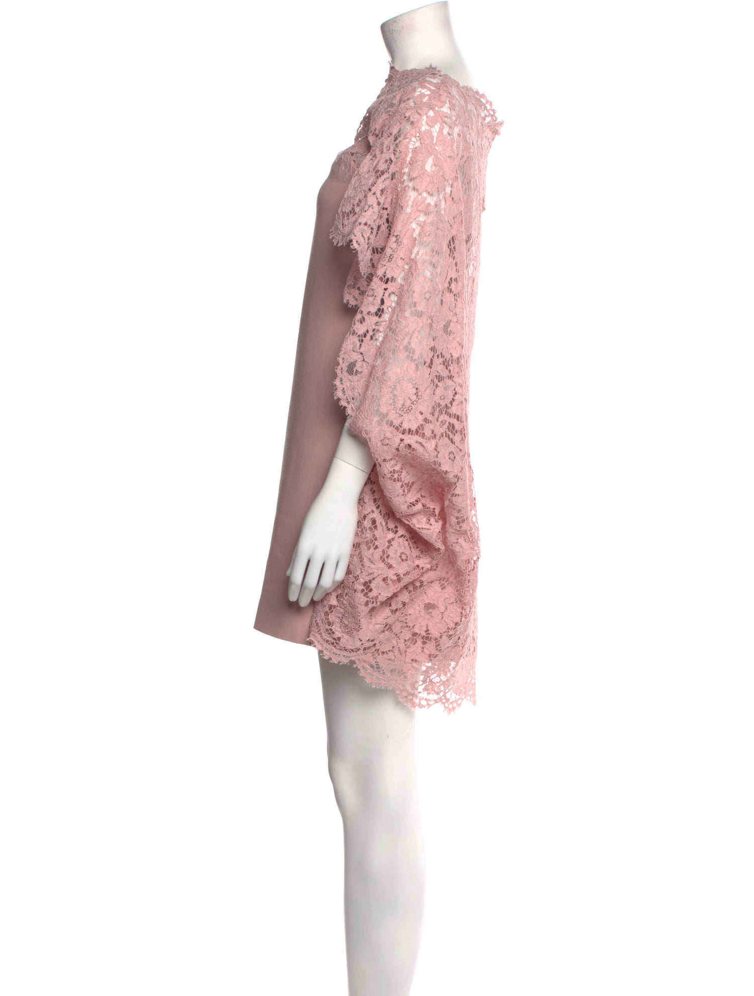 Valentino Mock Neck Mini Dress - Pink Dresses, Clothing - VAL450822 | The  RealReal