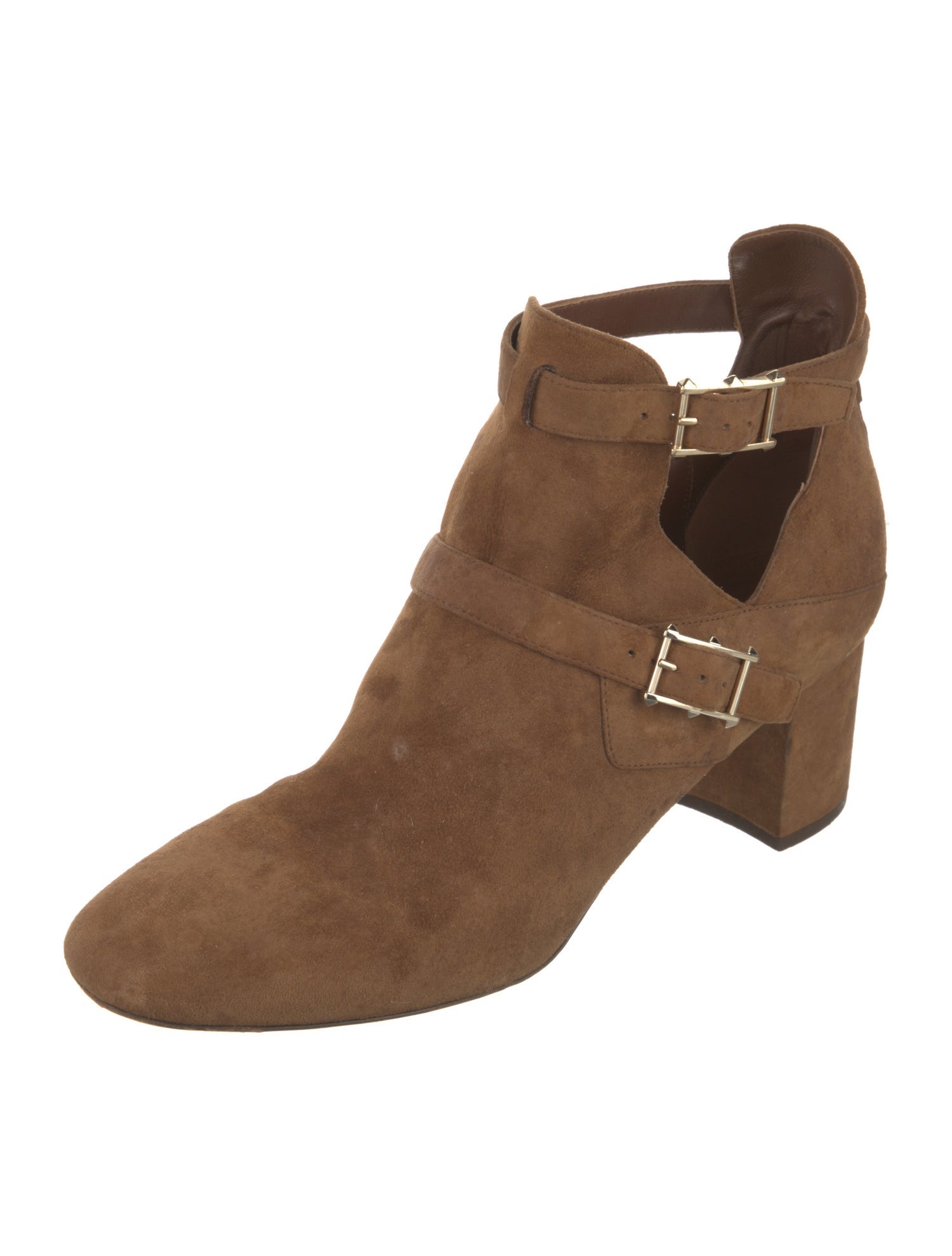 Valentino Rockstud Accents Suede Boots