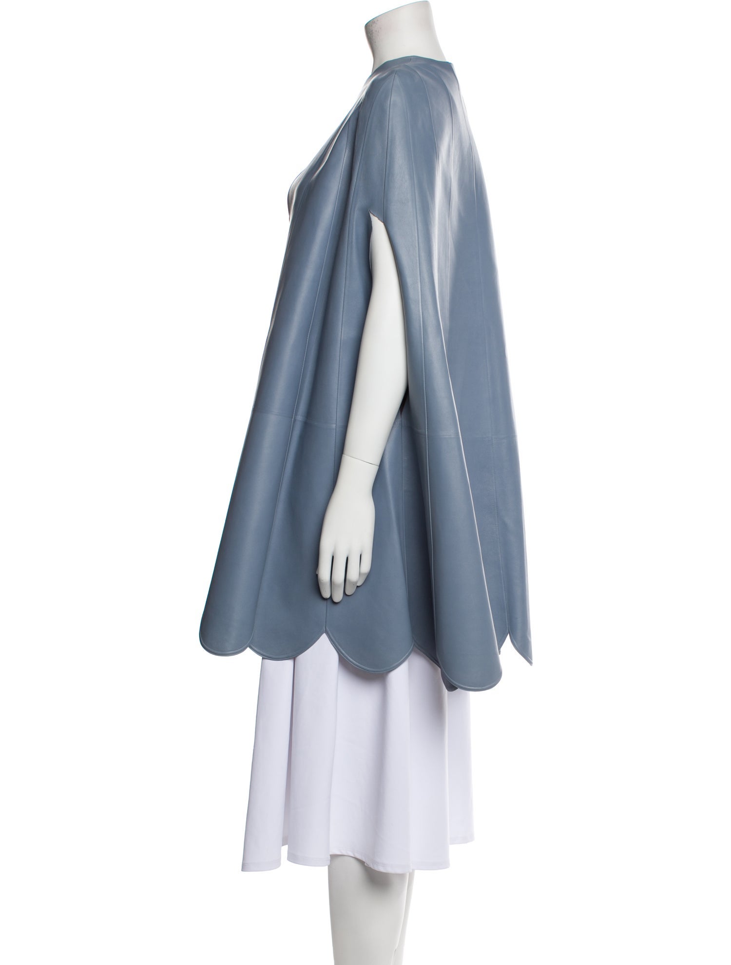 Valentino Lambskin Cape