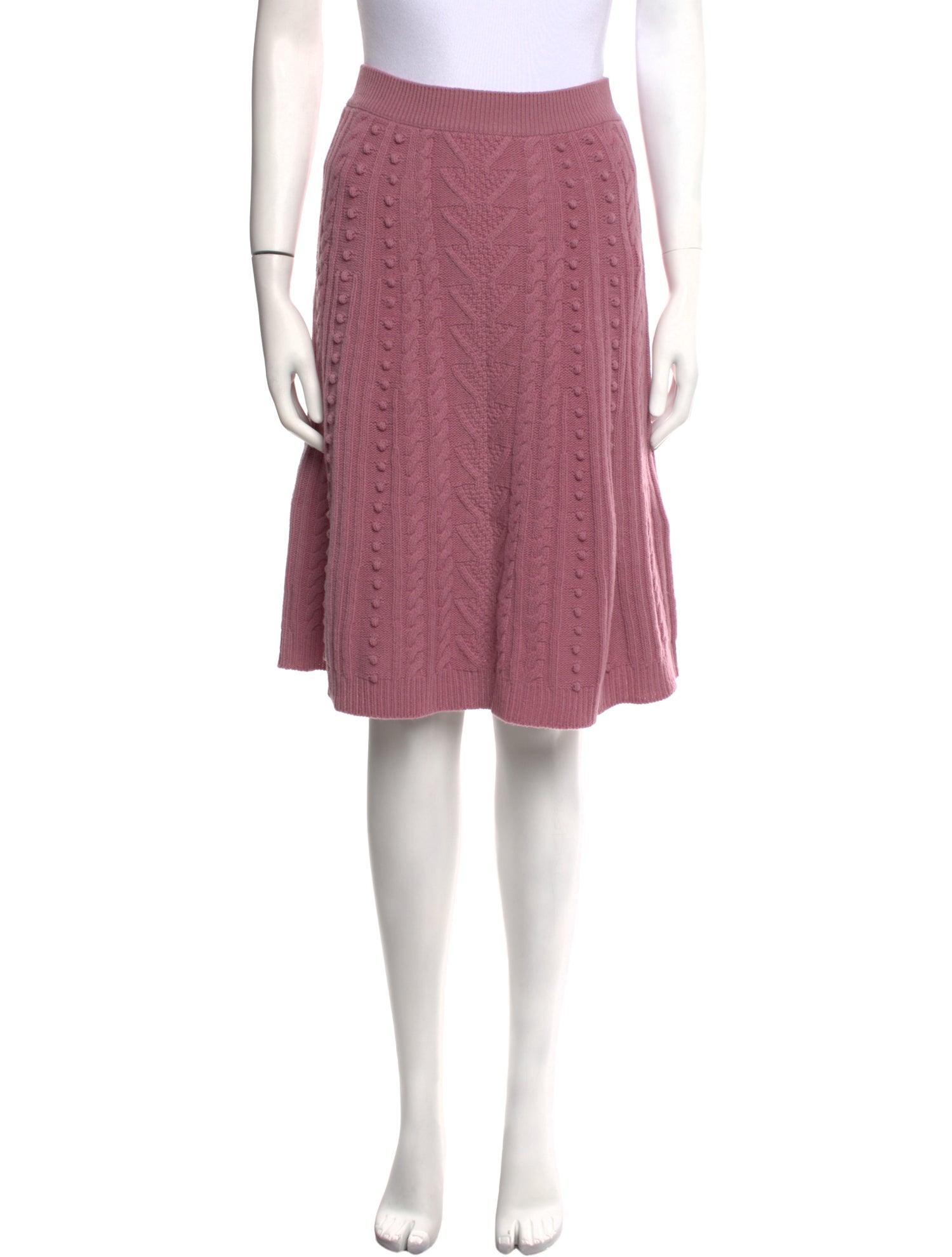 Valentino Virgin Wool Knee-Length Skirt w/ Tags