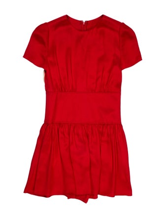 Valentino Silk Crew Neck Jumpsuit