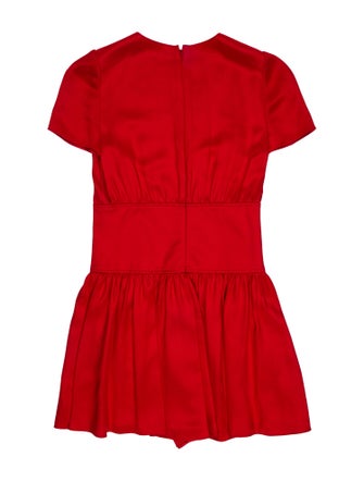 Valentino Silk Crew Neck Jumpsuit