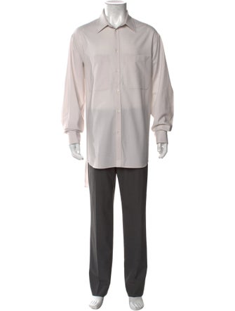 Valentino Long Sleeve Tuxedo Shirt