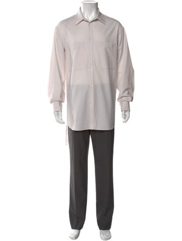 Valentino Dress Shirts Long Sleeve Tuxedo Shirt Us16.5, It42 | XL