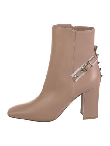 Valentino Boots Rockstud Accents Leather Us8, It38 | 8