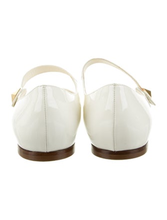 Valentino Patent Leather Mary Jane Flats