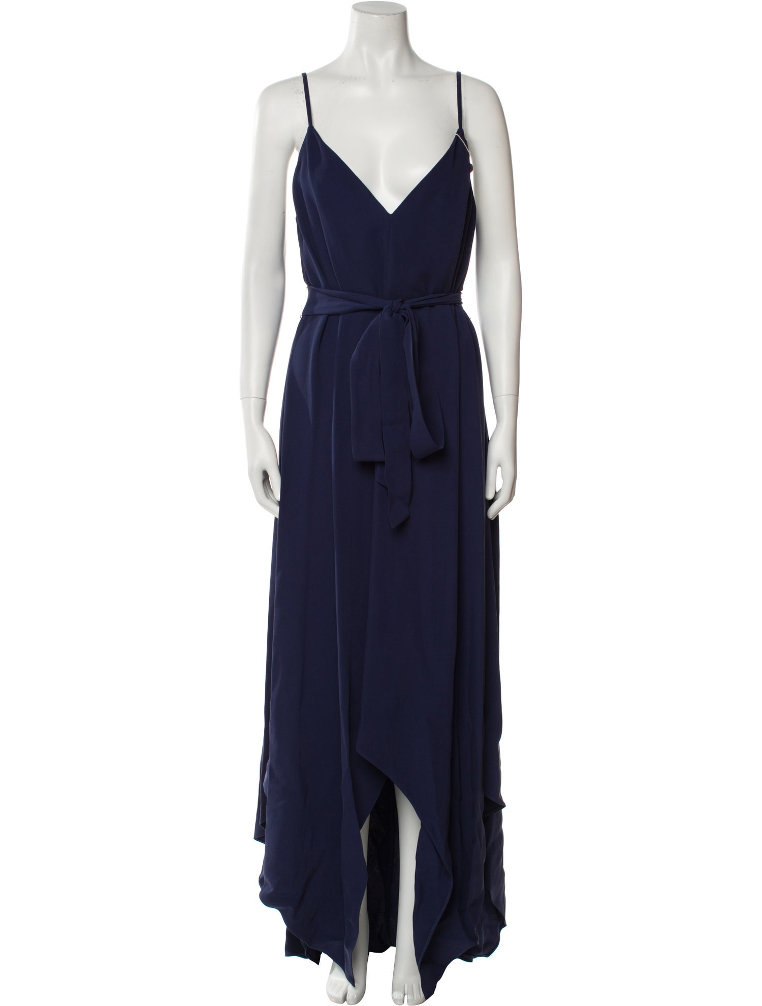 Valentino V-Neck Long Dress