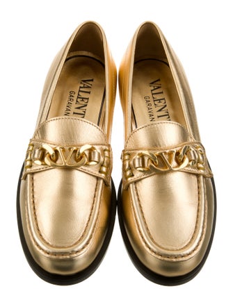 Valentino Leather Loafers