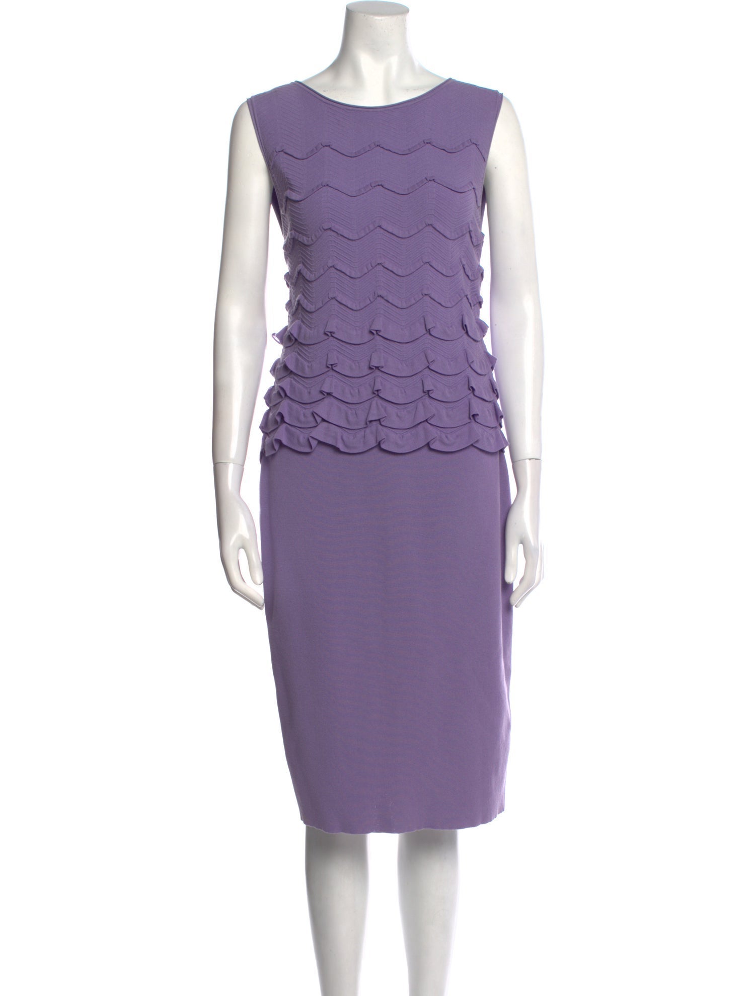 Valentino Bateau Neckline Midi Length Dress w/ Tags