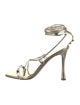 Valentino Leather Studded Accents Sandals
