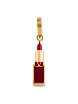 Valentino Enamel Lipstick Charm