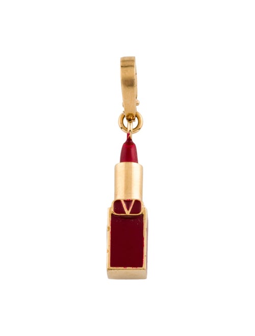Valentino Enamel Lipstick Charm