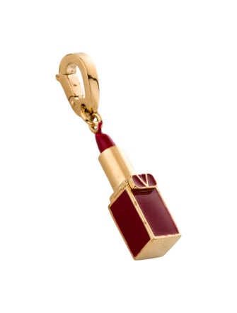 Valentino Enamel Lipstick Charm