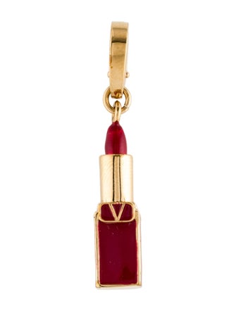 Valentino Enamel Lipstick Charm