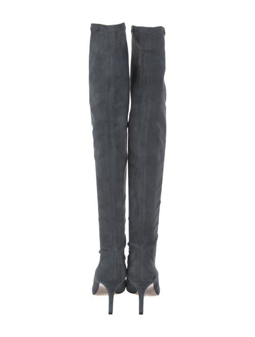 Valentino Rockstud Accents Suede Sock Boots